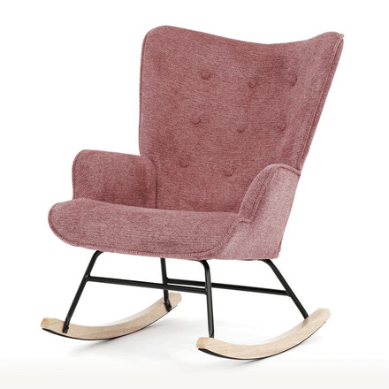 Houpací křeslo Autronic růžová, látka, AK-373 PINK2