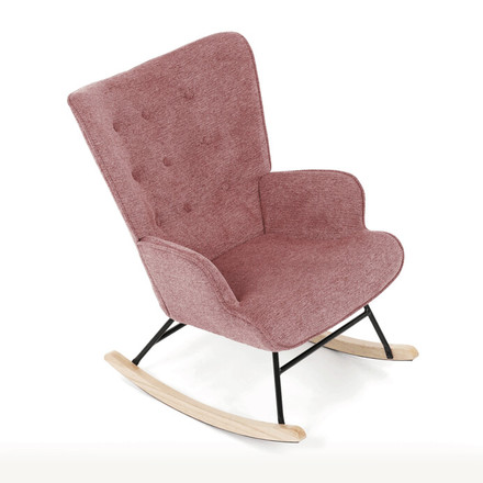 Houpací křeslo Autronic růžová, látka, AK-373 PINK2 (9)