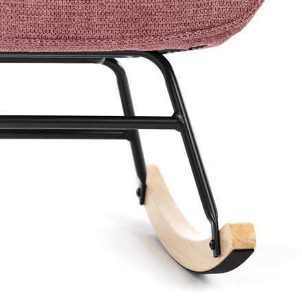 Houpací křeslo Autronic růžová, látka, AK-373 PINK2 (10)