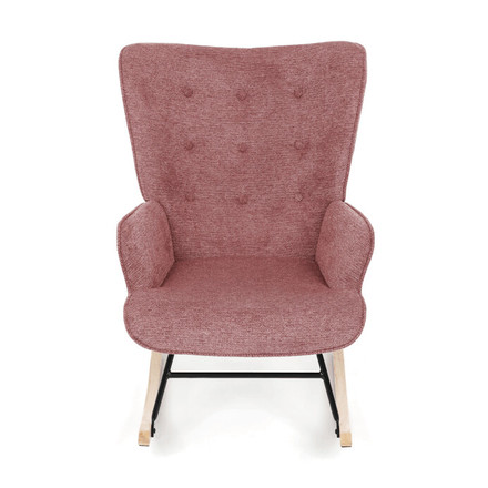 Houpací křeslo Autronic růžová, látka, AK-373 PINK2 (6)