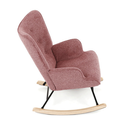 Houpací křeslo Autronic růžová, látka, AK-373 PINK2 (8)