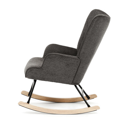 Houpací křeslo Autronic šedá, látka, AK-373 GREY2 (3)