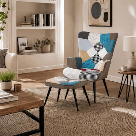 Relaxační křeslo Autronic vícebarevná, sametová látka, AK-303 PW2 (1)