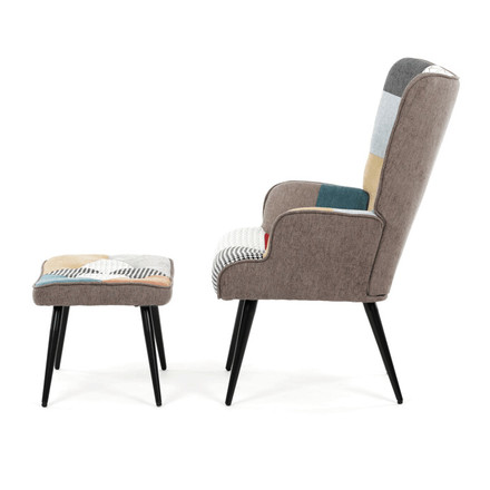 Relaxační křeslo Autronic vícebarevná, sametová látka, AK-303 PW2 (3)