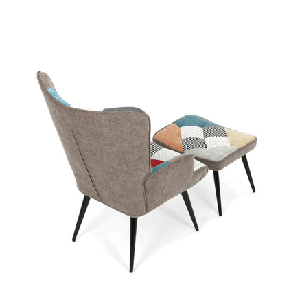 Relaxační křeslo Autronic vícebarevná, sametová látka, AK-303 PW2 (6)