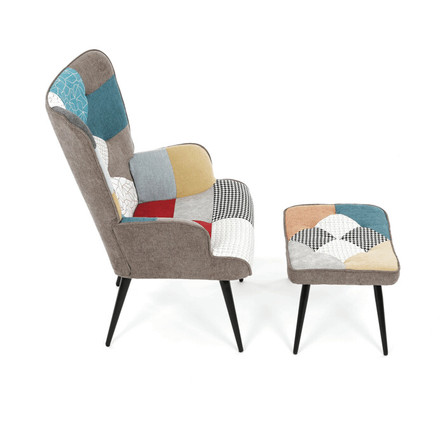 Relaxační křeslo Autronic vícebarevná, sametová látka, AK-303 PW2 (7)