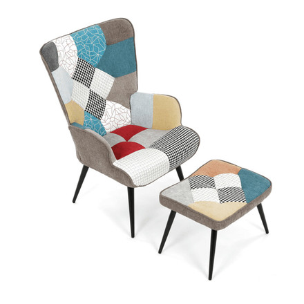 Relaxační křeslo Autronic vícebarevná, sametová látka, AK-303 PW2 (8)