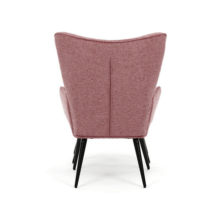 Relaxační křeslo Autronic růžová, sametová látka, AK-303 PINK2 (5)