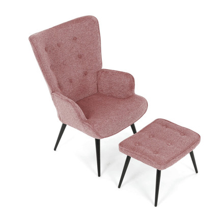 Relaxační křeslo Autronic růžová, sametová látka, AK-303 PINK2 (8)