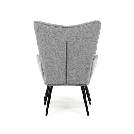 Relaxační křeslo Autronic šedá, sametová látka, AK-303 GREY2 (5)