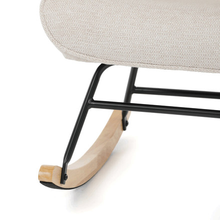 Houpací křeslo Autronic béžová, látka, AK-373 CRM2 (9)