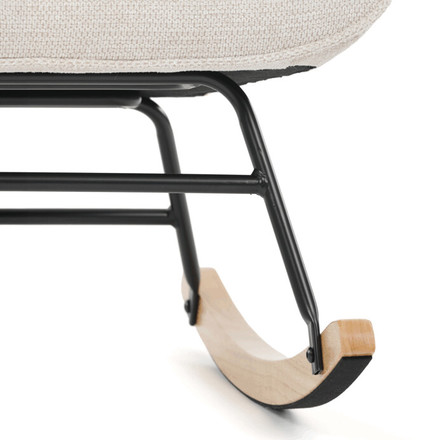 Houpací křeslo Autronic béžová, látka, AK-373 CRM2 (10)