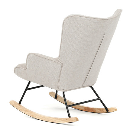 Houpací křeslo Autronic béžová, látka, AK-373 CRM2 (4)