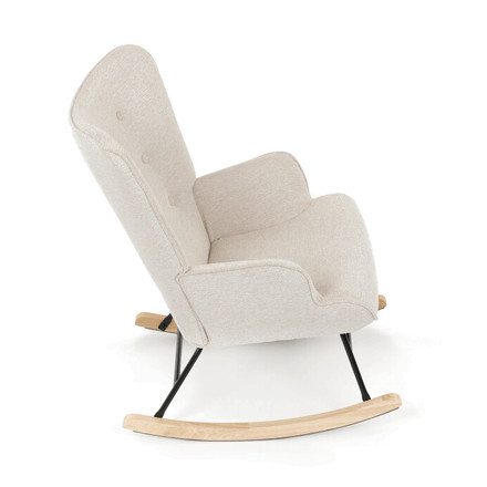 Houpací křeslo Autronic béžová, látka, AK-373 CRM2 (7)