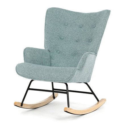 Houpací křeslo Autronic modrá, látka, AK-373 BLUE2