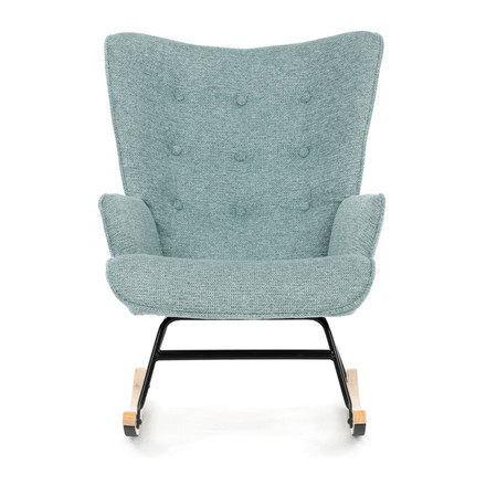 Houpací křeslo Autronic modrá, látka, AK-373 BLUE2 (2)