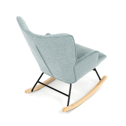 Houpací křeslo Autronic modrá, látka, AK-373 BLUE2 (6)