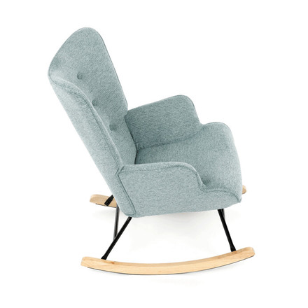 Houpací křeslo Autronic modrá, látka, AK-373 BLUE2 (7)