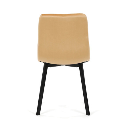 Moderní jídelní židle Autronic žlutá, sametová látka, DCL-973 YEL4 (5)