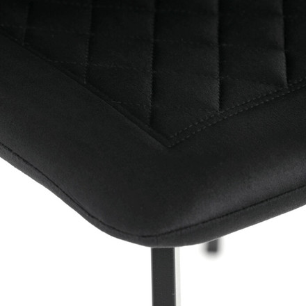 Moderní jídelní židle Autronic černá, sametová látka, DCL-973 BK4 (9)