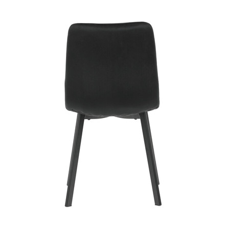 Moderní jídelní židle Autronic černá, sametová látka, DCL-973 BK4 (5)