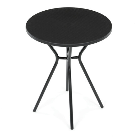 Zahradní stůl Autronic 60x60cm, kov, plast, černá, AZT-H1021 BK (3)