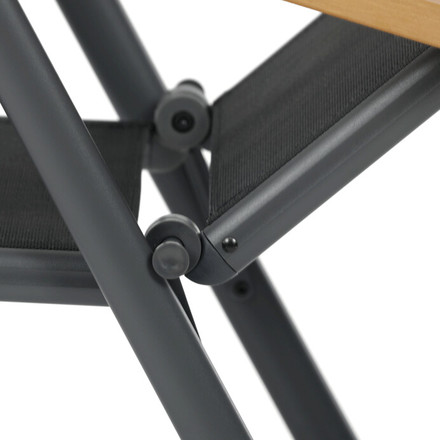 Zahradní židle Autronic hliník, síťovina, šedá, AZC-W1408 GREY (16)