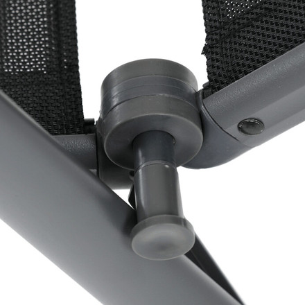 Zahradní židle Autronic hliník, síťovina, šedá, AZC-W1408 GREY (17)