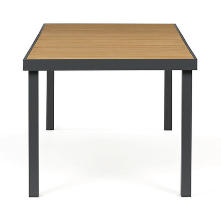 Zahradní stůl Autronic 190x90cm, hliník, polywood, šedá, AZT-W1408 GREY (3)