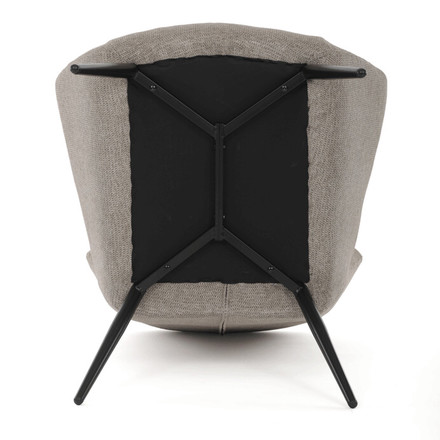 Křeslo Autronic ušák, hnědá, látka, AK-H9206 COF2 (14)