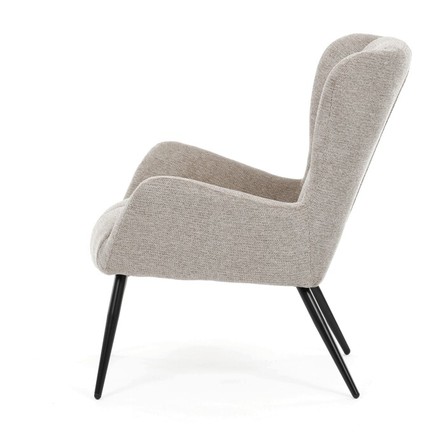 Křeslo Autronic ušák, hnědá, látka, AK-H9206 COF2 (3)