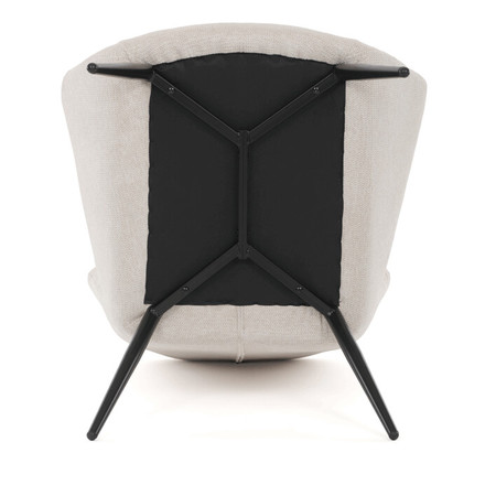 Křeslo Autronic ušák, béžová, látka, AK-H9206 CRM2 (13)