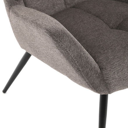 Křeslo Autronic ušák, šedá, látka, AK-H9206 GREY2 (9)