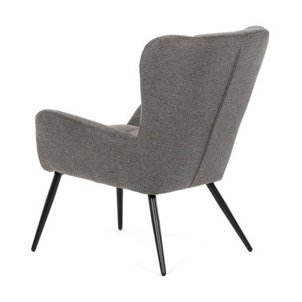 Křeslo Autronic ušák, šedá, látka, AK-H9206 GREY2 (4)