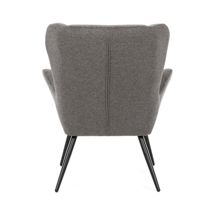 Křeslo Autronic ušák, šedá, látka, AK-H9206 GREY2 (5)