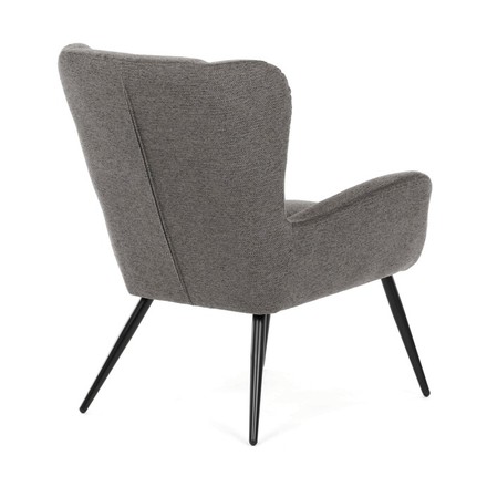 Křeslo Autronic ušák, šedá, látka, AK-H9206 GREY2 (6)