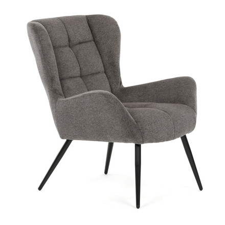 Křeslo Autronic ušák, šedá, látka, AK-H9206 GREY2 (8)