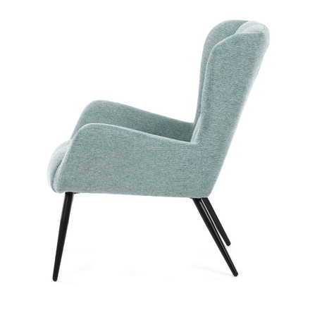 Křeslo Autronic ušák, modrá, látka, AK-H9206 BLUE2 (3)