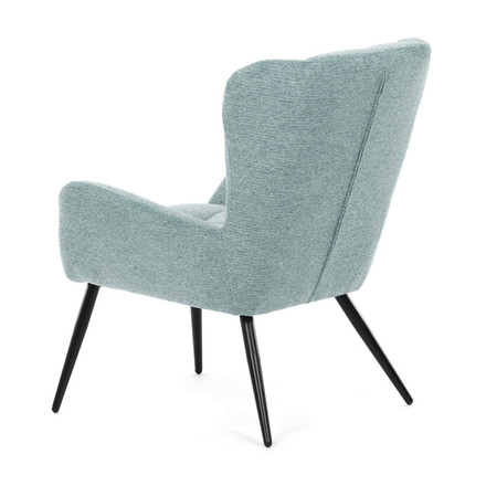 Křeslo Autronic ušák, modrá, látka, AK-H9206 BLUE2 (4)