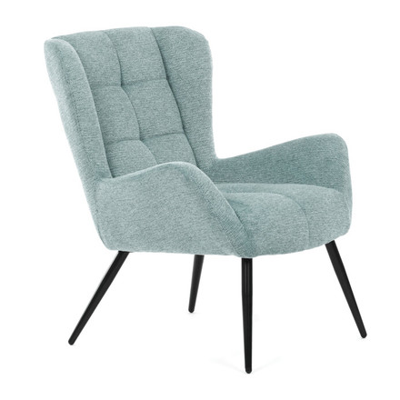 Křeslo Autronic ušák, modrá, látka, AK-H9206 BLUE2 (8)