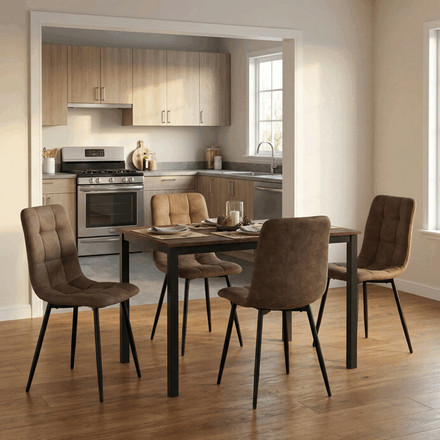 Moderní jídelní stůl Autronic 110x70x75cm, mdf, old wood, GDT-202 OLW2 (1)