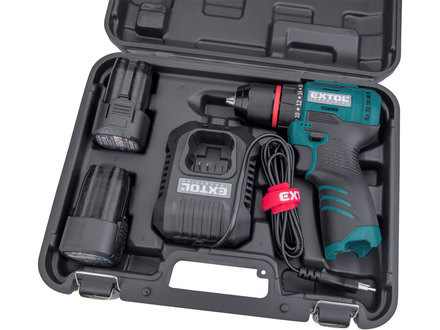 Aku šroubovák Extol Industrial 8791152, BRUSHLESS, 16V Li-ion, 2×2Ah (3)