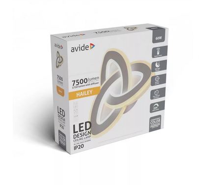 Stropní svítidlo Avide (9572066) LED HAILEY 60W, 7500lm, DO (1)