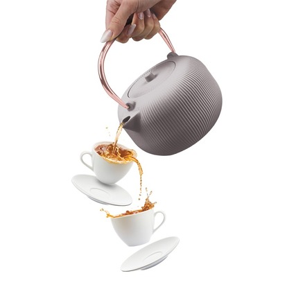 Litinová konvice na čaj Berlingerhaus BH-8939 1 l Taupe Collection (2)