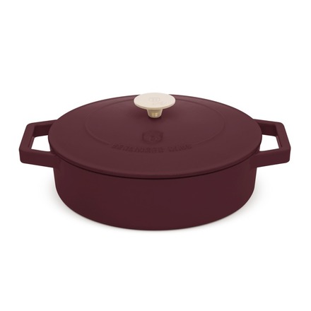 Pánev hluboká se smaltovaným povrchem a poklicí Berlingerhaus BH-6263 26 cm litinová Leonardo Collection (2)