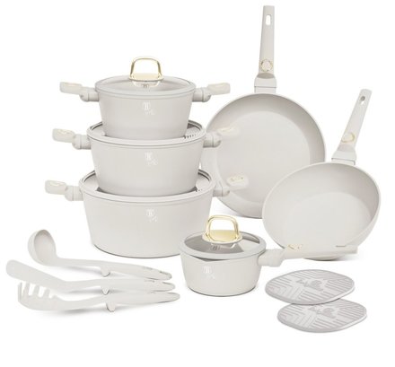 Sada nádobí s titanovým povrchem Berlingerhaus BH-8081 15 ks Sahara Collection (2)