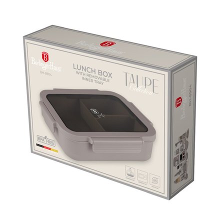 Svačinový box Berlingerhaus BH-8904 24 x 18 cm Taupe Collection (1)