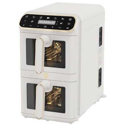 Horkovzdušná fritéza Berlingerhaus BH-9803 dvoukošová 5,5 + 5,5 l Sahara Collection