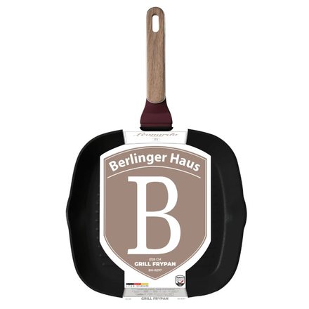 Grilovací pánev s titanovým povrchem Berlingerhaus BH-8297 28 cm Leonardo Nordic Collection (1)