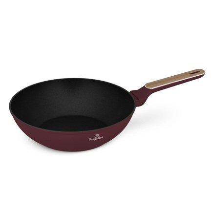 Pánev WOK s titanovým povrchem a poklicí Berlingerhaus BH-8296 28 cm 28 cm Leonardo Nordic Collection